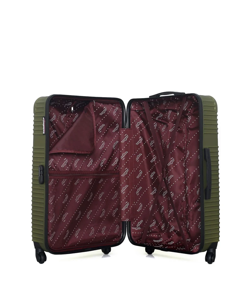 Lot de 3 Valises Rigides Grand Format, Cabine et Cabine XXS MEMPHIS