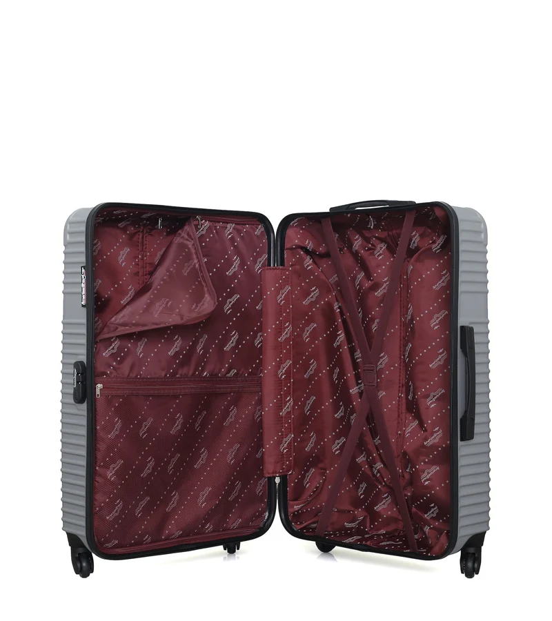 Lot de 3 Valises Rigides Grand Format, Cabine et Cabine XXS MEMPHIS