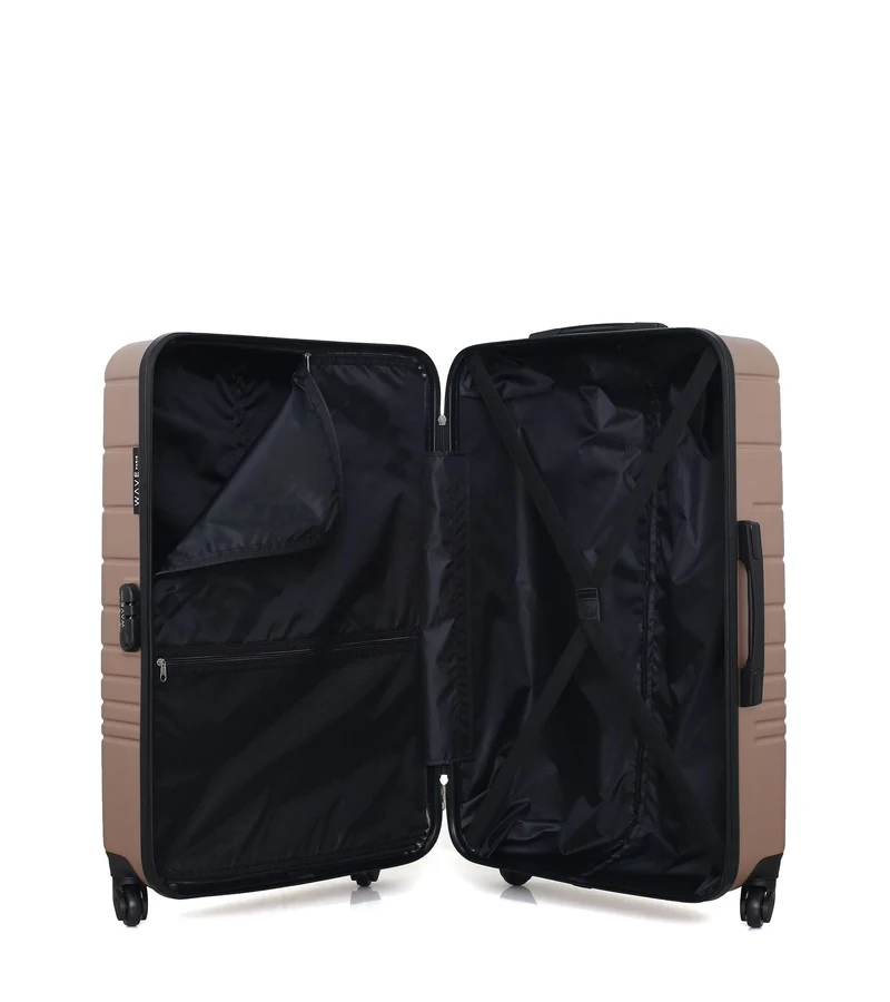 Lot de 3 Valises Rigides Grand Format, Taille Moyenne et Cabine TIGRE
