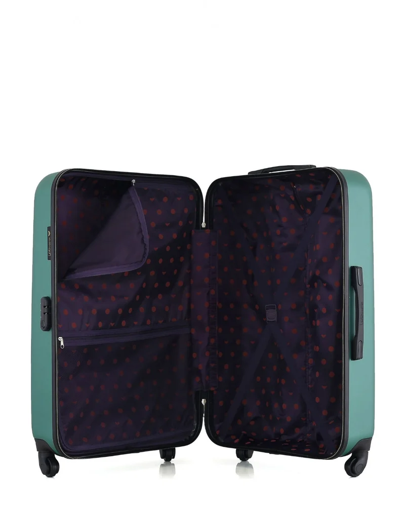 Lot de 3 Valises Rigides Grand Format, Taille Moyenne et Cabine ELEONOR