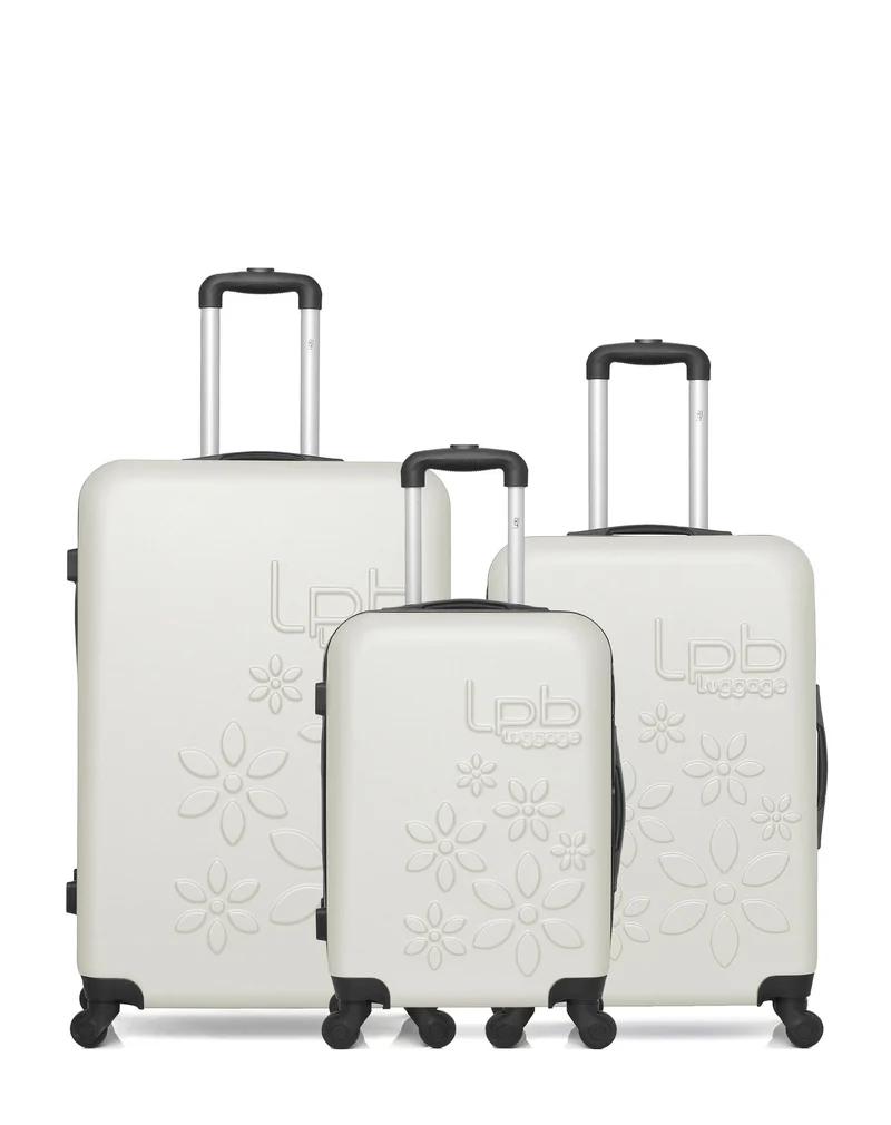 Lot de 3 Valises Rigides Grand Format, Taille Moyenne et Cabine ELEONOR