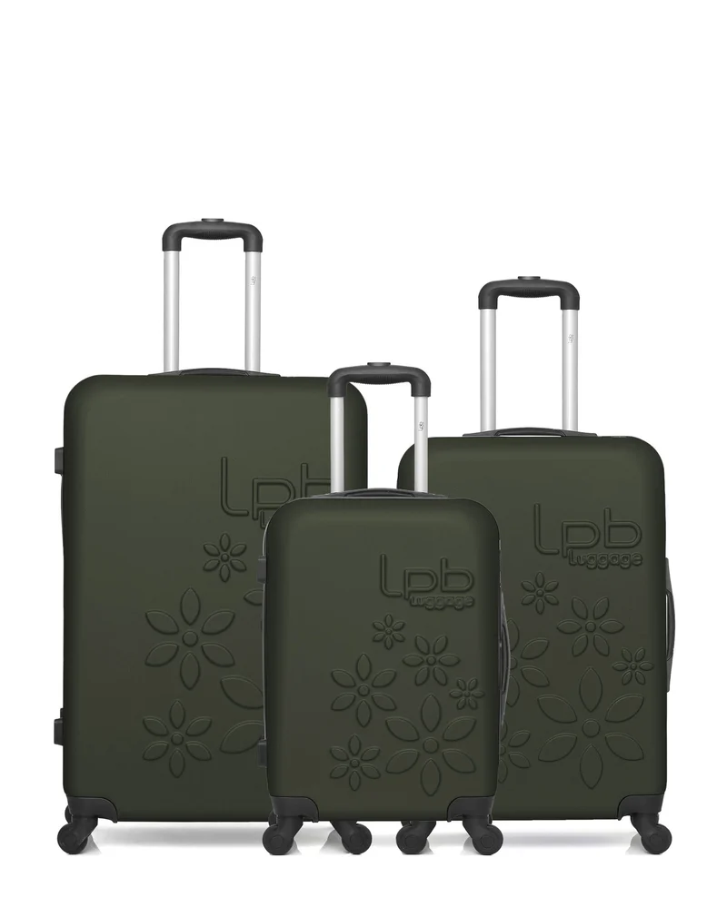 Lot de 3 Valises Rigides Grand Format, Taille Moyenne et Cabine ELEONOR