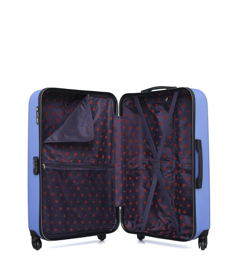 Lot de 3 Valises Rigides Grand Format, Taille Moyenne et Cabine ELEONOR