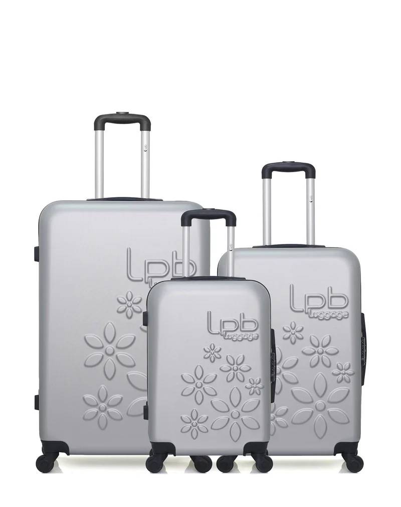 Lot de 3 Valises Rigides Grand Format, Taille Moyenne et Cabine ELEONOR