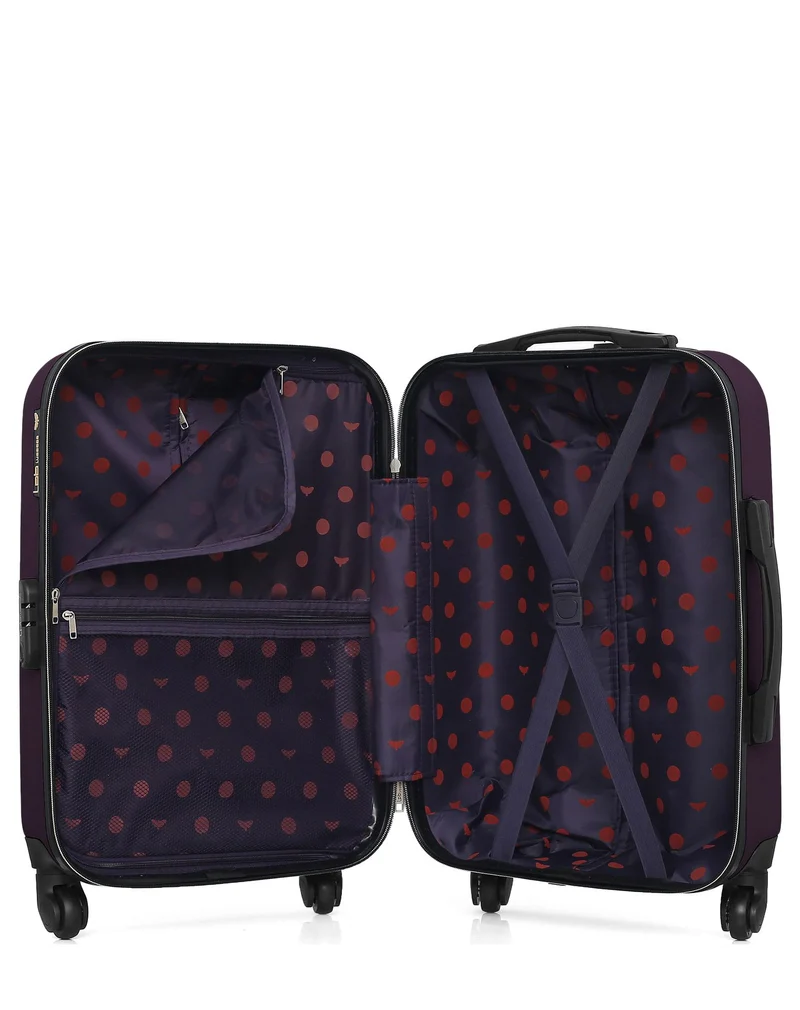 Lot de 2 Valise Cabine et Vanity Rigide ELEONOR