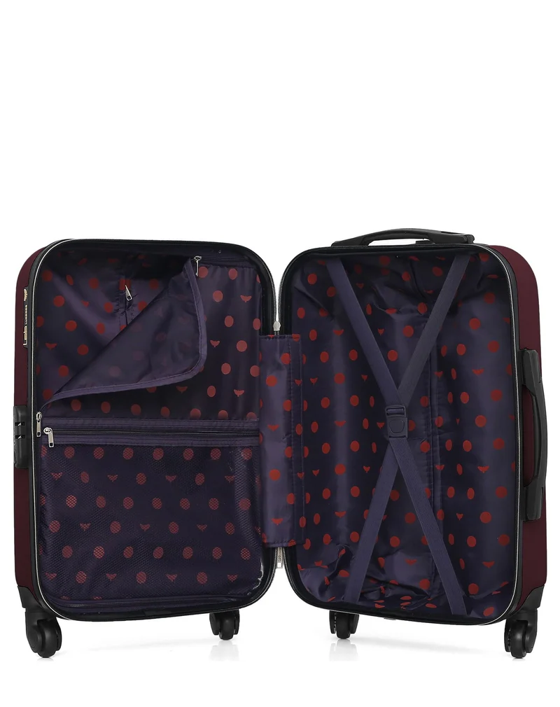 Lot de 2 Valise Cabine et Vanity Rigide ELEONOR