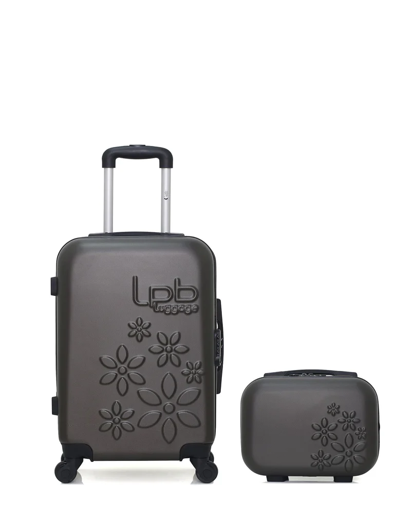 Lot de 2 Valise Cabine et Vanity Rigide ELEONOR
