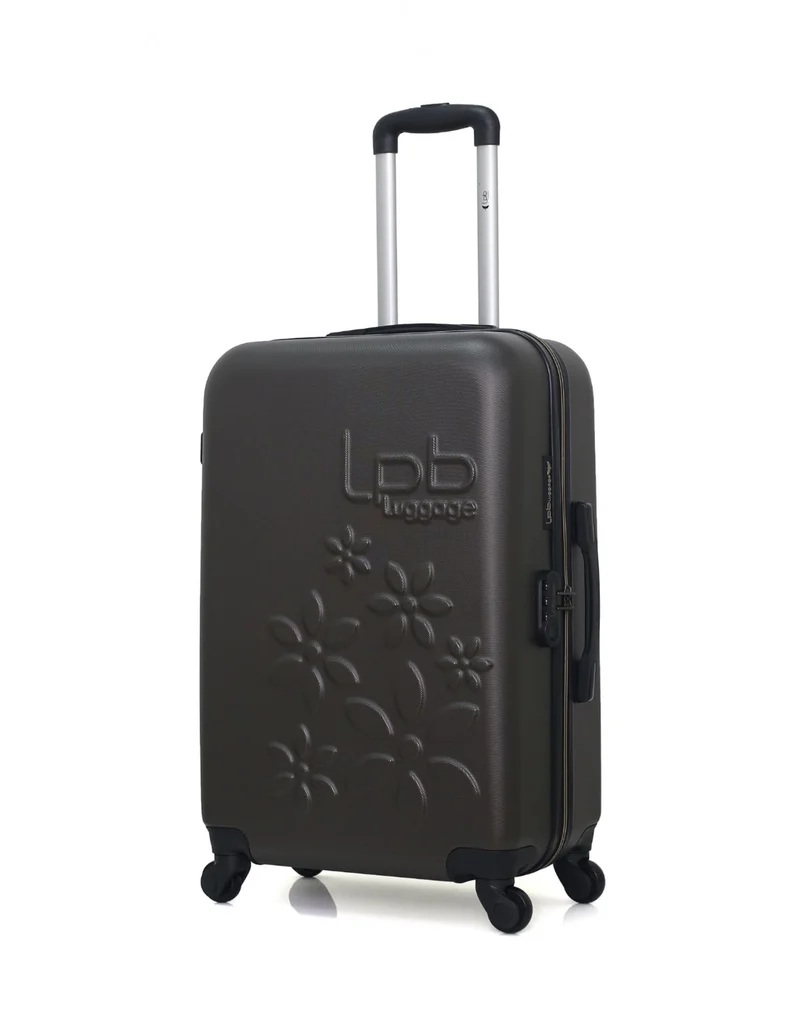 Lot de 2 Valise Taille Moyenne et Valise Cabine Rigide ELEONOR