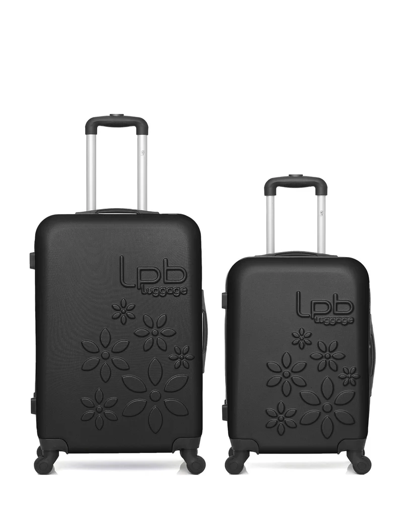 Lot de 2 Valise Taille Moyenne et Valise Cabine Rigide ELEONOR