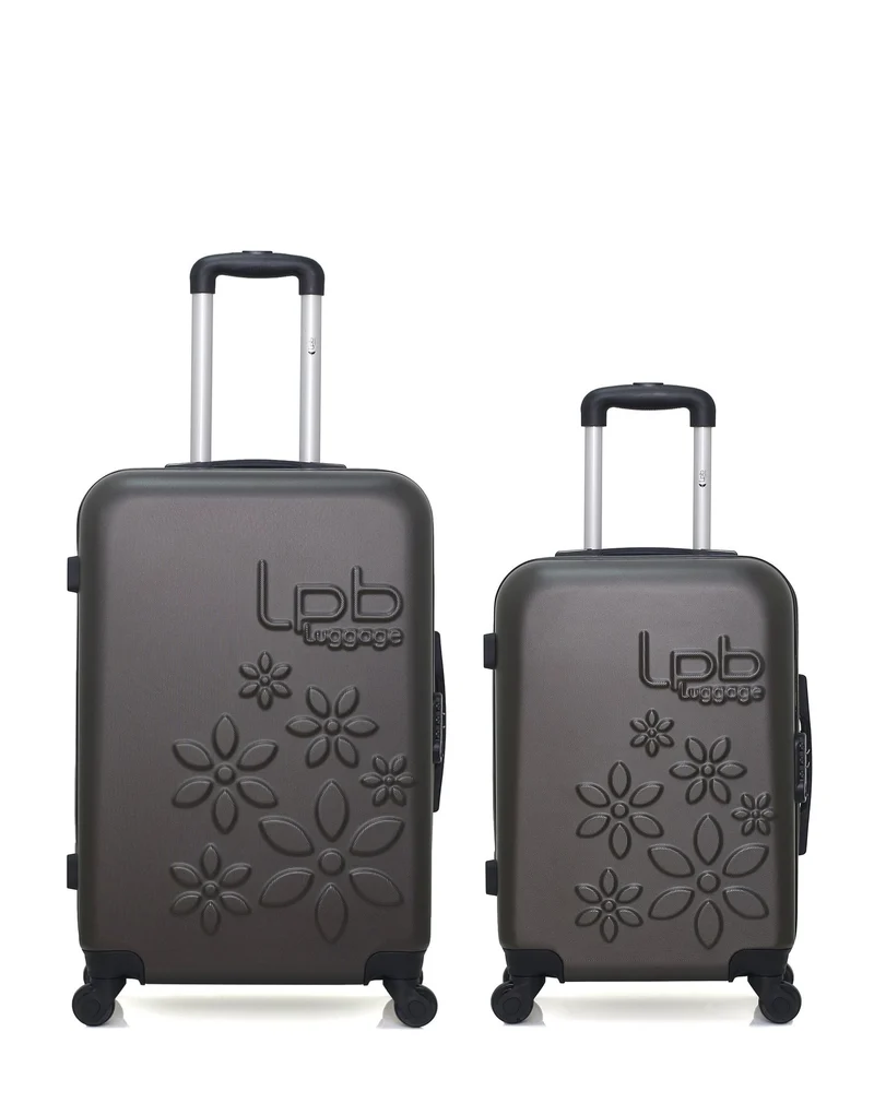 Lot de 2 Valise Taille Moyenne et Valise Cabine Rigide ELEONOR