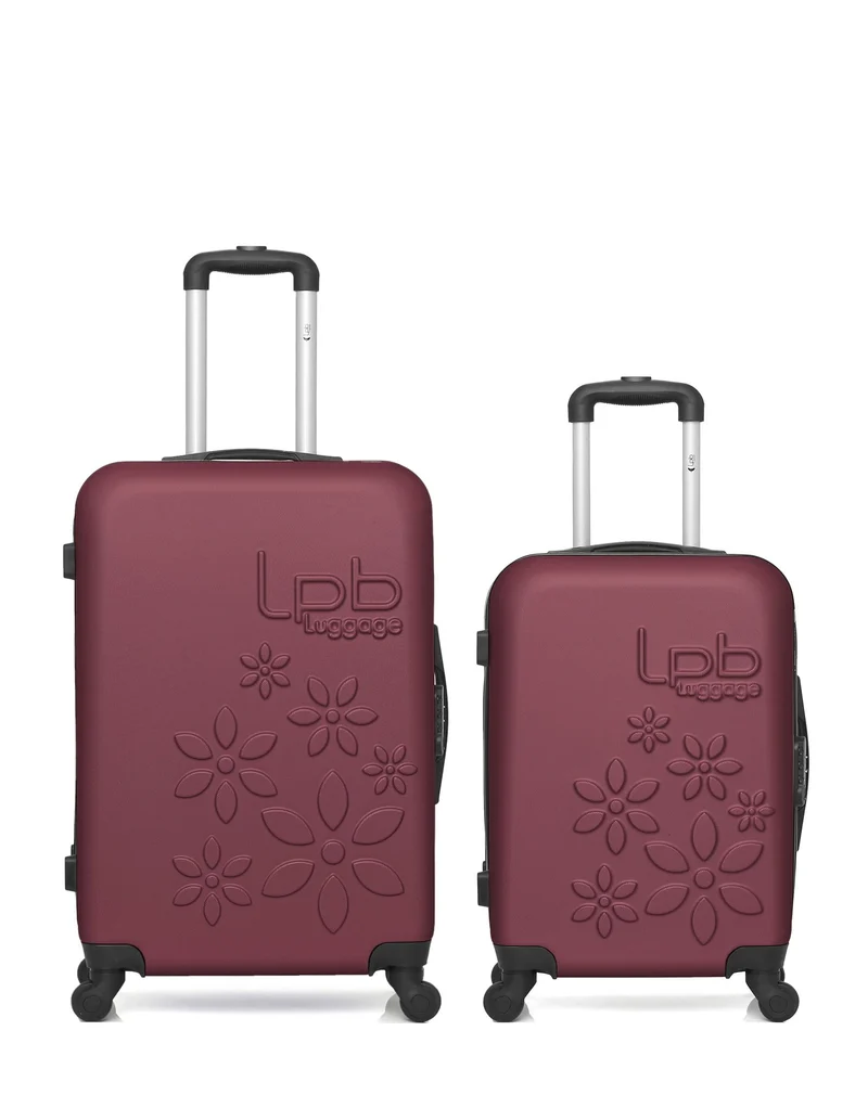 Lot de 2 Valise Taille Moyenne et Valise Cabine Rigide ELEONOR