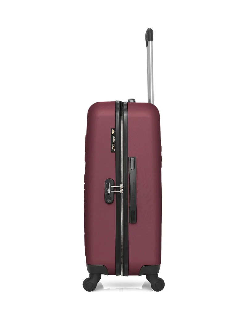 Lot de 2 Valise Taille Moyenne et Valise Cabine Rigide ELEONOR