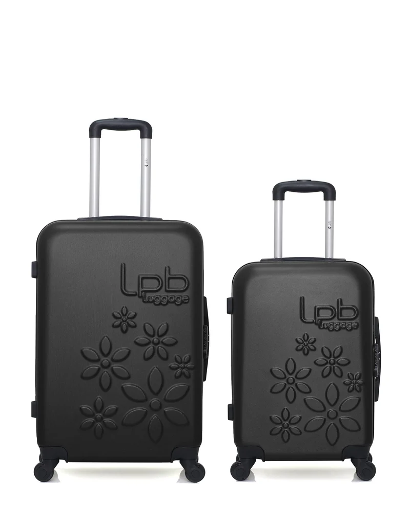 Lot de 2 Valise Taille Moyenne et Valise Cabine Rigide ELEONOR