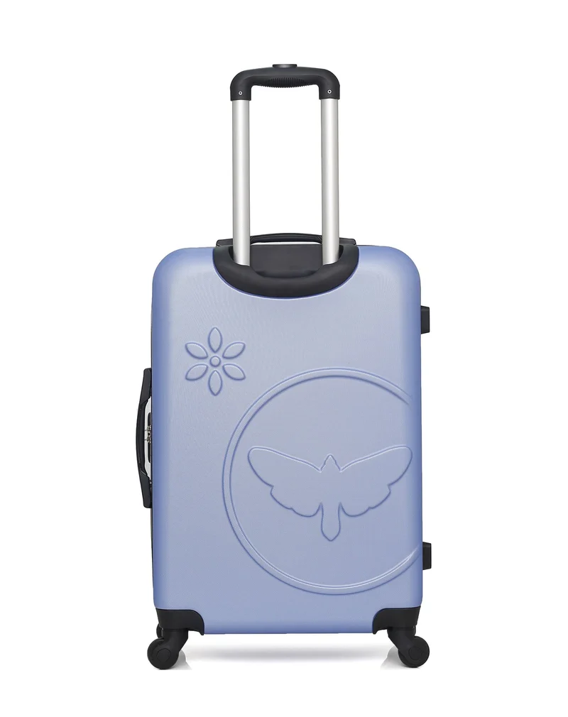 Lot de 2 Valise Taille Moyenne et Vanity Rigide ELEONOR