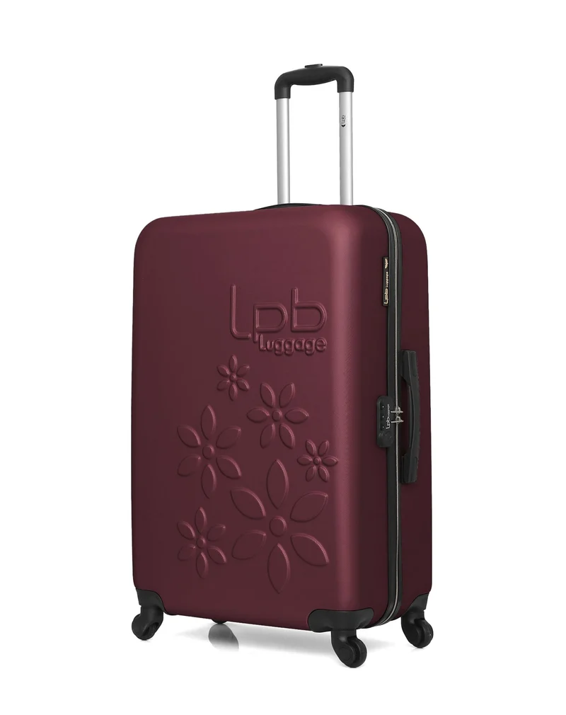 Lot de 3 Valise Grand Format, Valise Cabine et Vanity Rigide ELEONOR