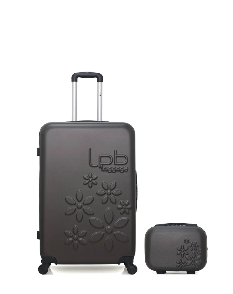 Lot de 2 Valise Grand Format et Vanity ELEONOR