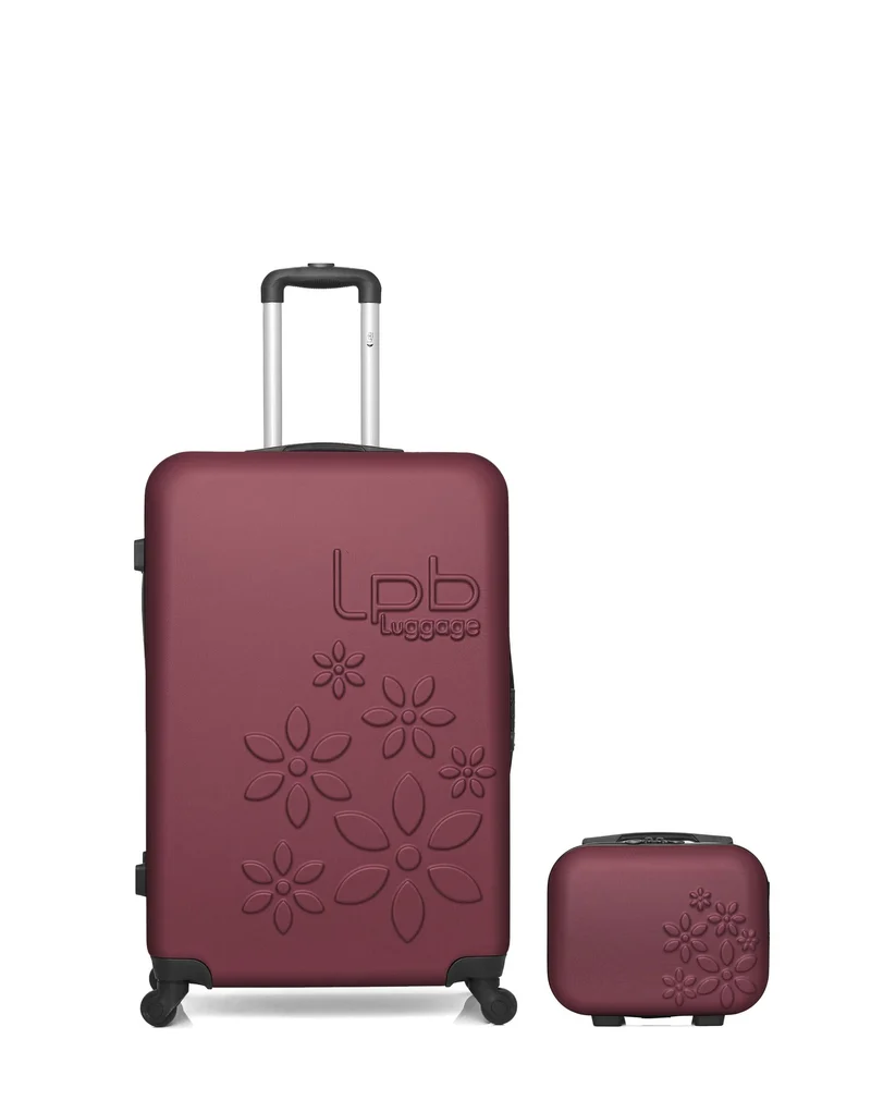 Lot de 2 Valise Grand Format et Vanity ELEONOR