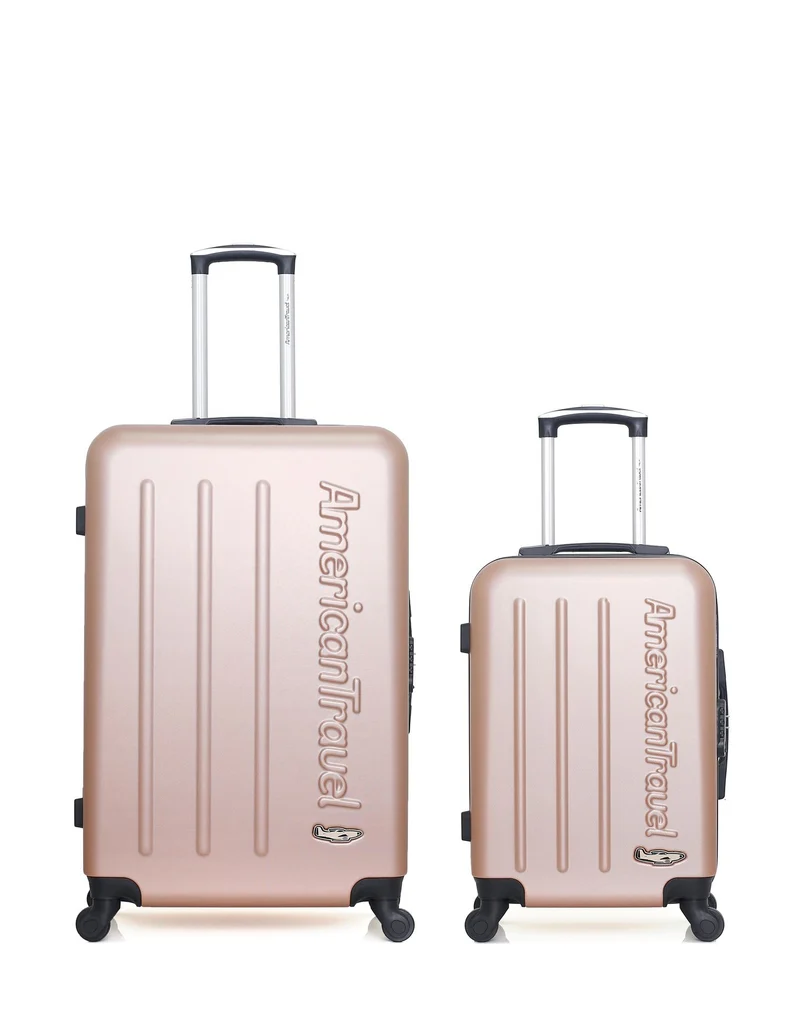 Lot de 2 Valises Rigides Grand Format et Cabine BRONX