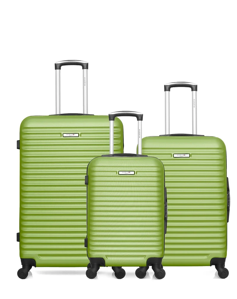 Lot de 3 Valises Rigides Grand Format, Taille Moyenne et Cabine BRAZILIA
