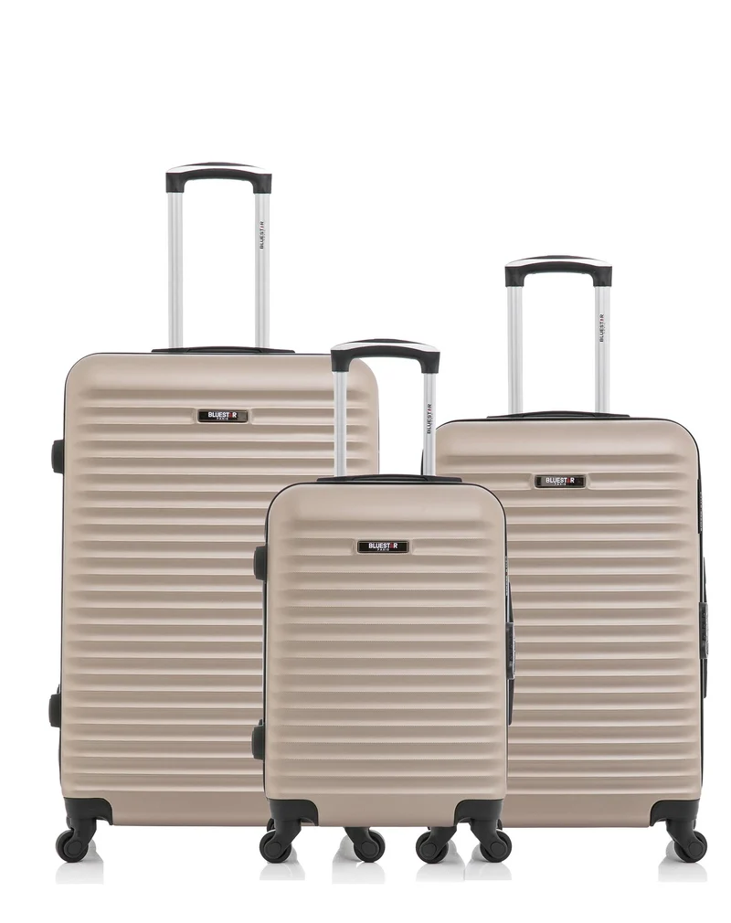 Lot de 3 Valises Rigides Grand Format, Taille Moyenne et Cabine BRAZILIA