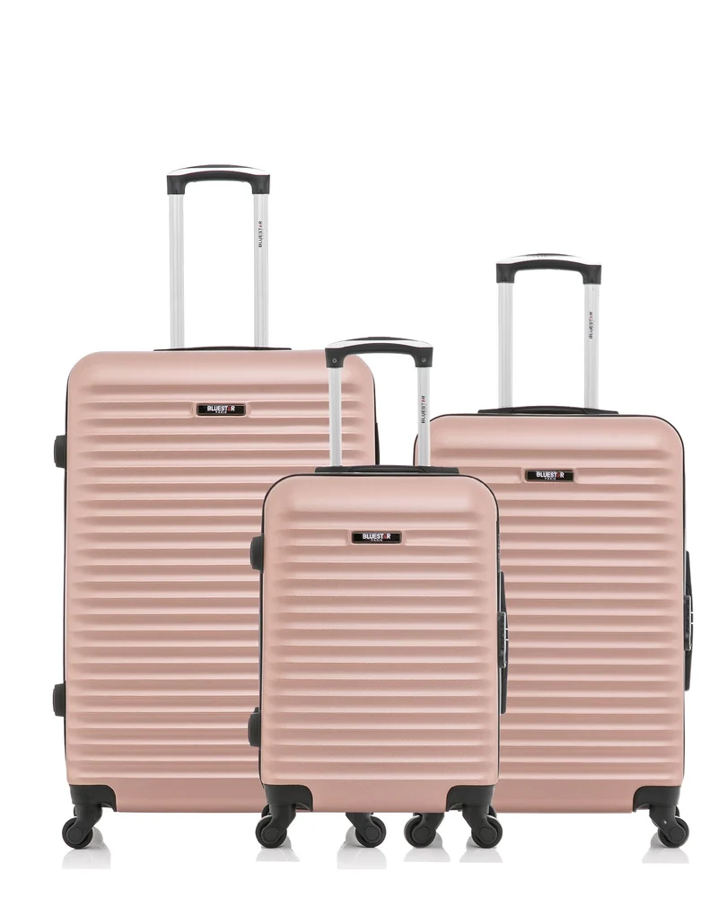 Lot de 3 Valises Rigides Grand Format, Taille Moyenne et Cabine BRAZILIA