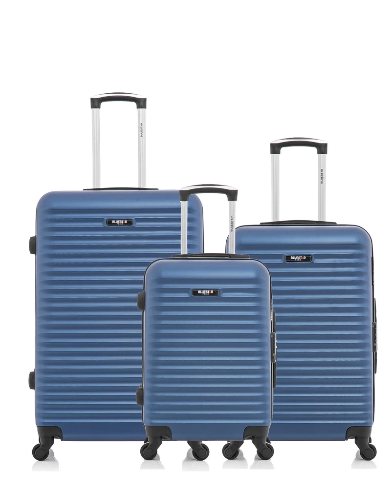 Lot de 3 Valises Rigides Grand Format, Taille Moyenne et Cabine BRAZILIA