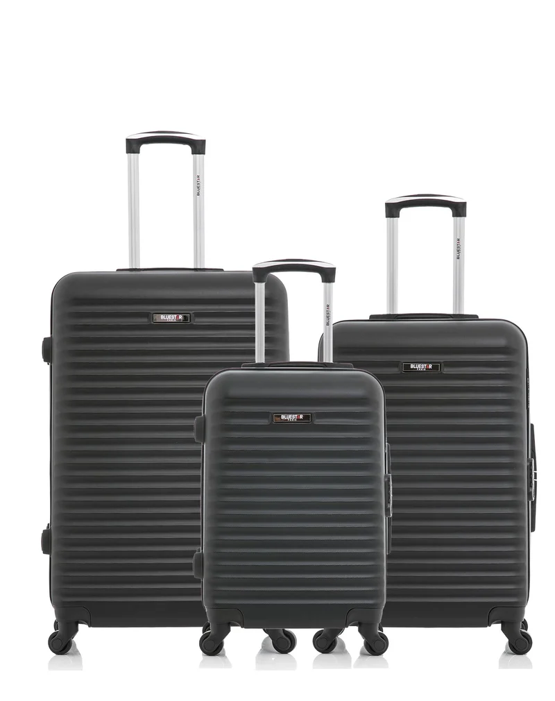 Lot de 3 Valises Rigides Grand Format, Taille Moyenne et Cabine BRAZILIA