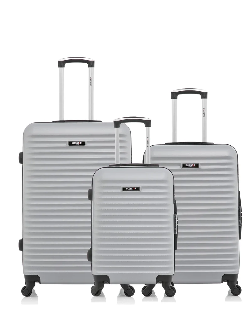 Lot de 3 Valises Rigides Grand Format, Taille Moyenne et Cabine BRAZILIA