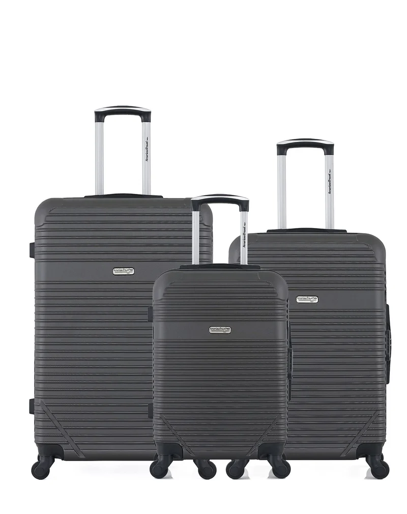 Lot de 3 Valises Rigides Grand Format, Taille Moyenne et Cabine MEMPHIS