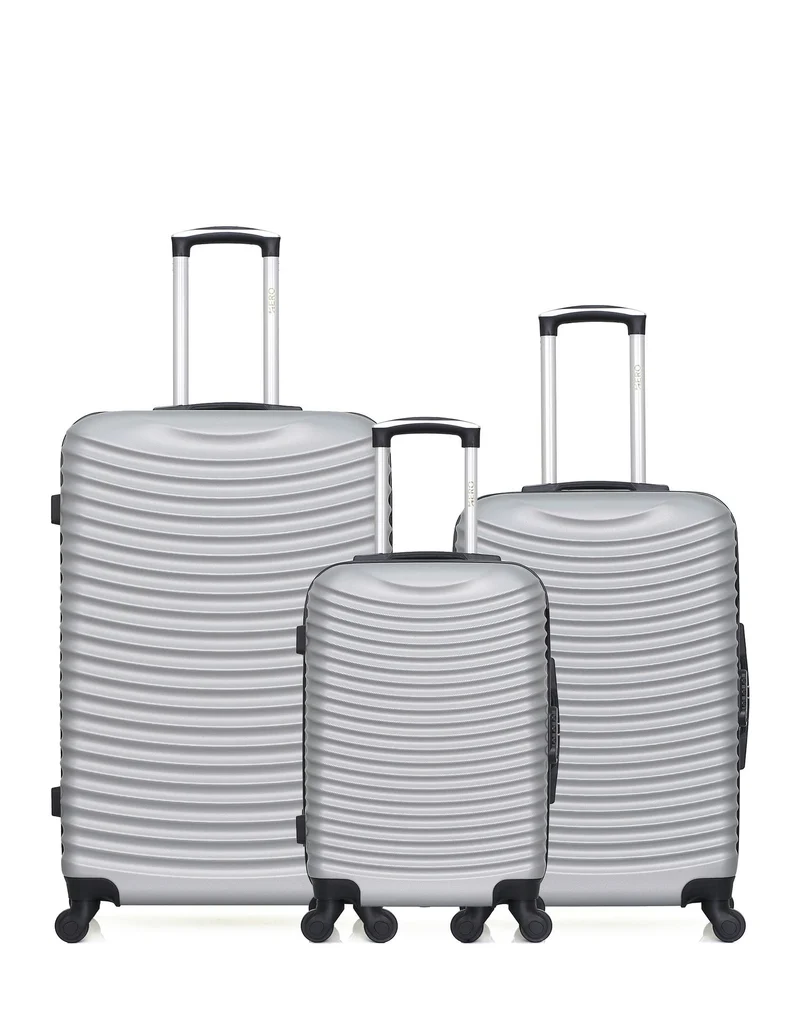 Lot de 3 Valises Rigides Grand Format, Taille Moyenne et Cabine ETNA