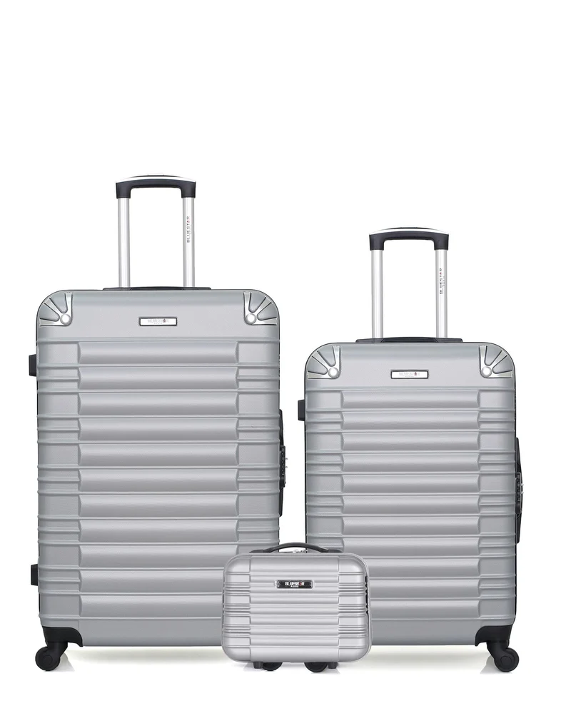 Lot de 3 Valises Rigides Grand Format, Taille Moyenne et Vanity LIMA