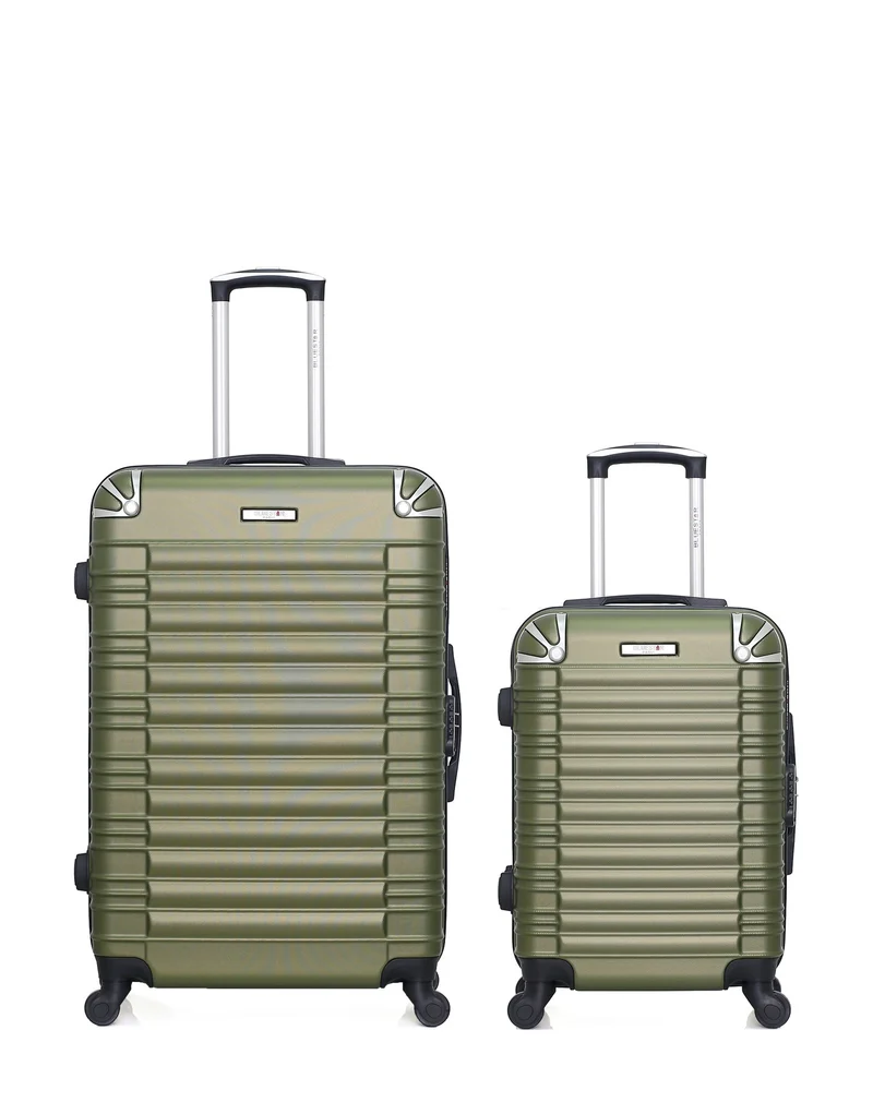 Lot de 2 Valises Rigides Grand Format et Cabine LIMA