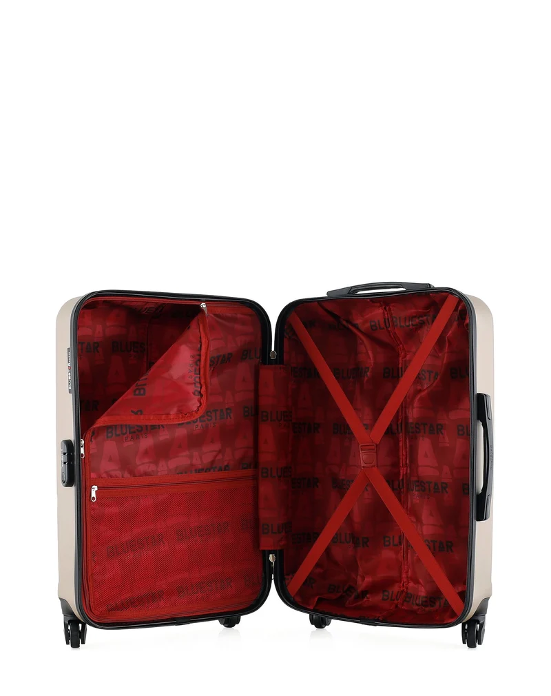 Lot de 2 Valises Rigides Taille Moyenne et Cabine HAGEN