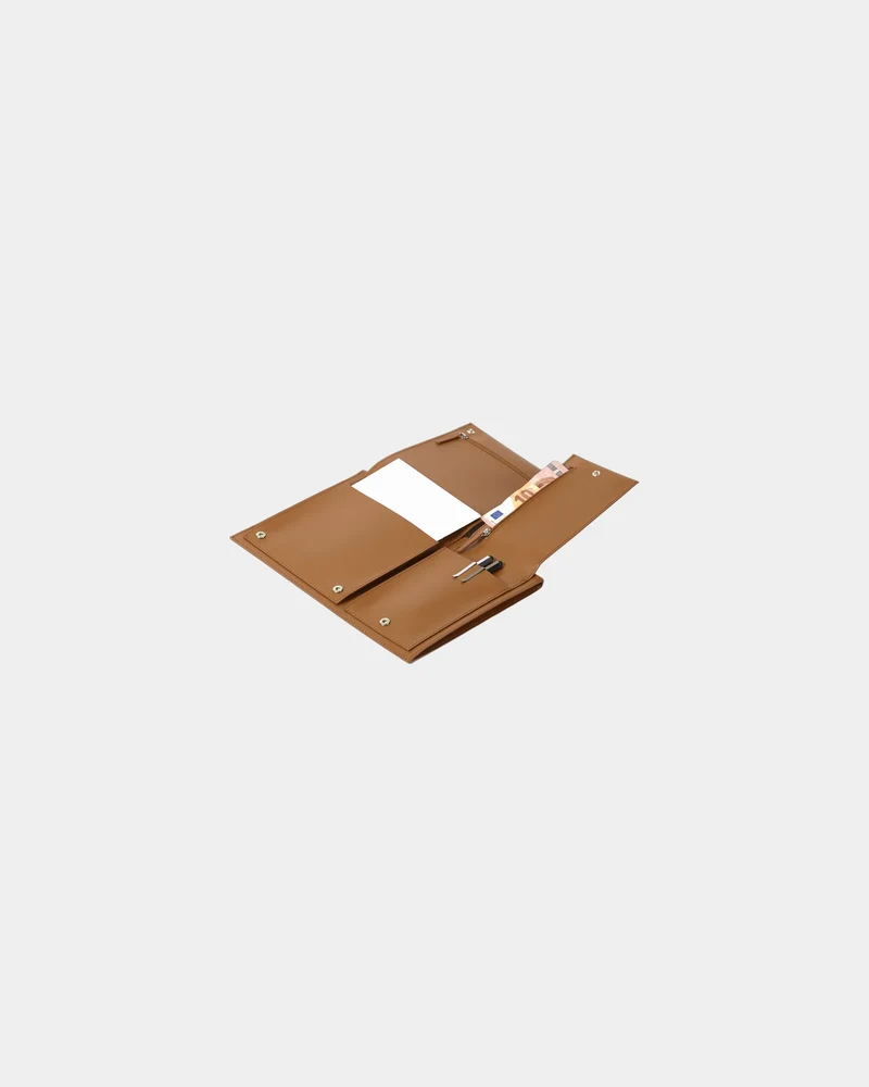 Étui ordinateur cuir recyclé Lexon Flat 15" à personnaliser