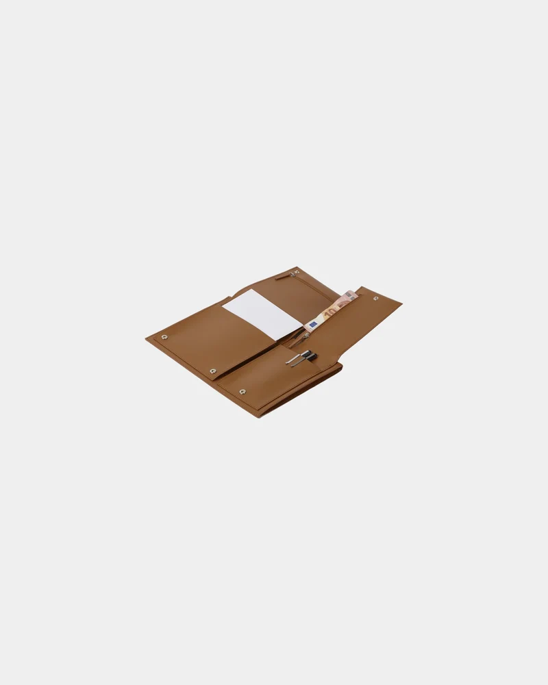 Étui ordinateur cuir recyclé Lexon Flat 15" à personnaliser