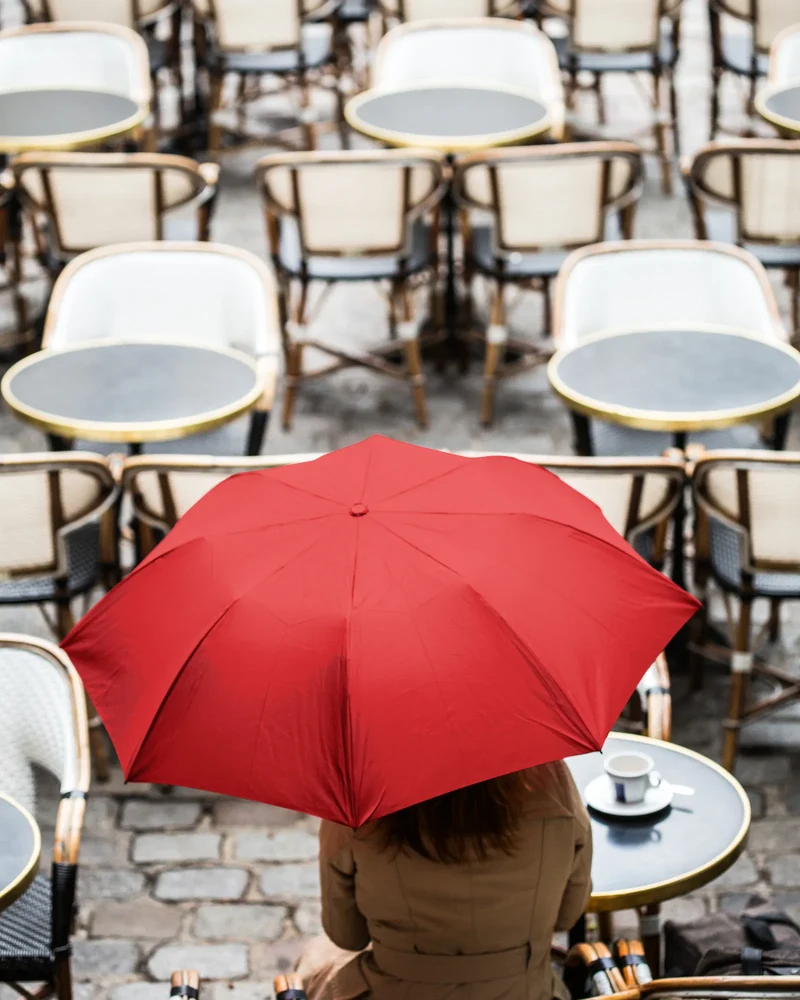 Parapluie pliable rPET Lexon Mini Hook à personnaliser