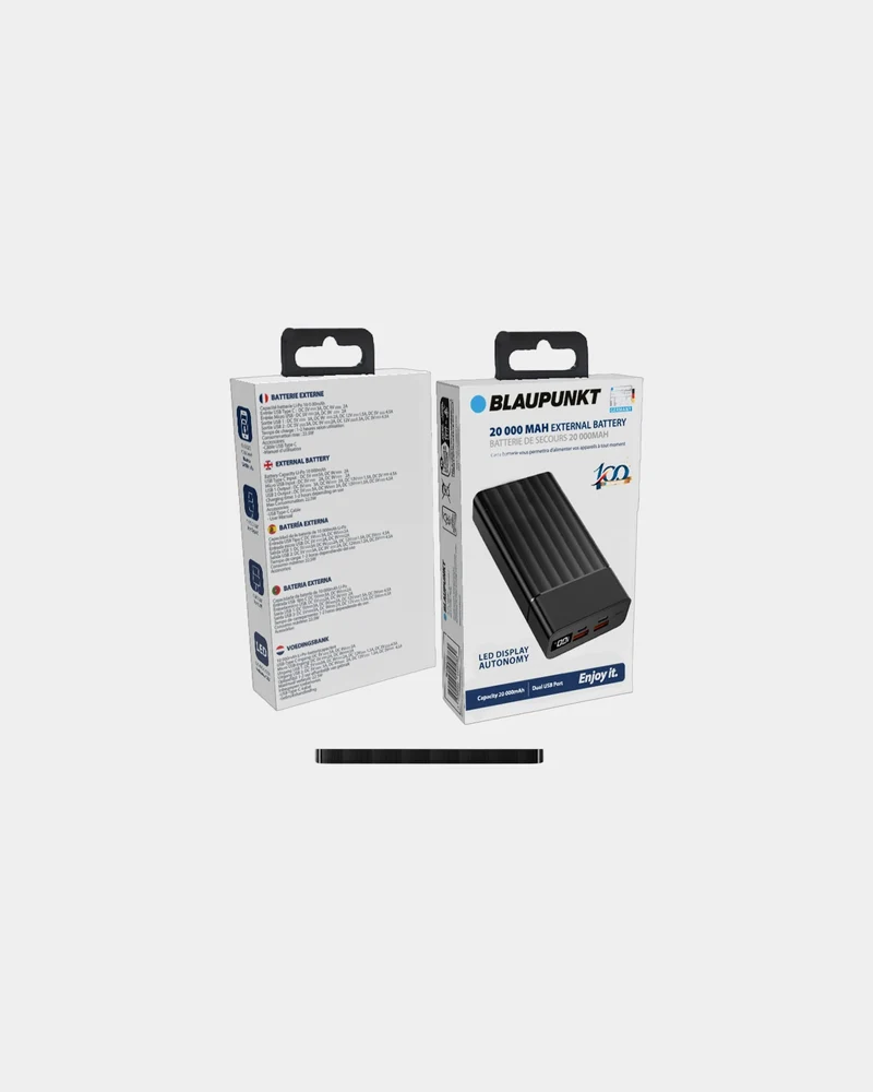 Batterie externe 20 000mAh Blaupunkt à personnaliser