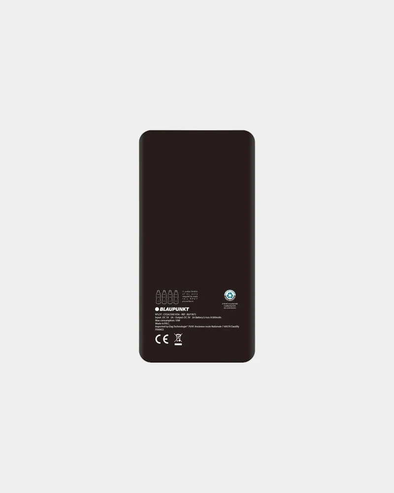 Batterie de secours induction RPET et chanvre Blaupunkt à personnaliser