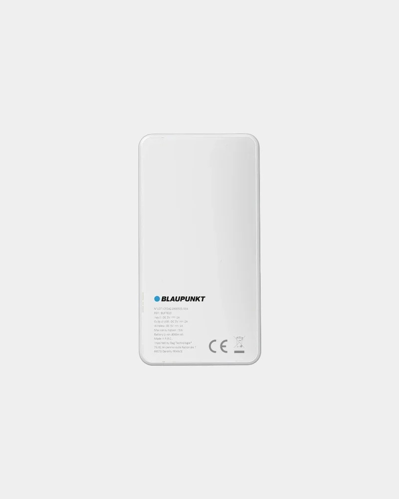 Batterie de secours induction 8000mAh Blaupunkt à personnaliser