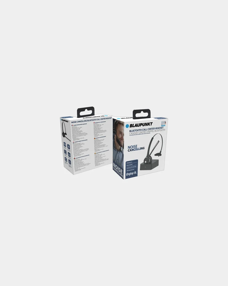 Casque audio noir Blaupunkt ANTI BRUIT à personnaliser