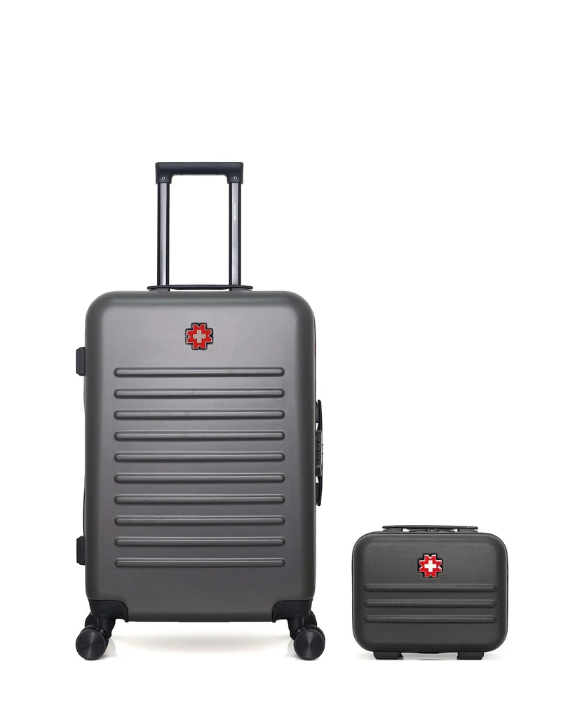 Lot de 2 Valises Rigides Taille Moyenne et Vanity WIL