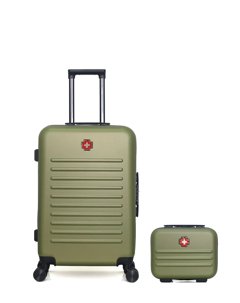 Lot de 2 Valises Rigides Taille Moyenne et Vanity WIL