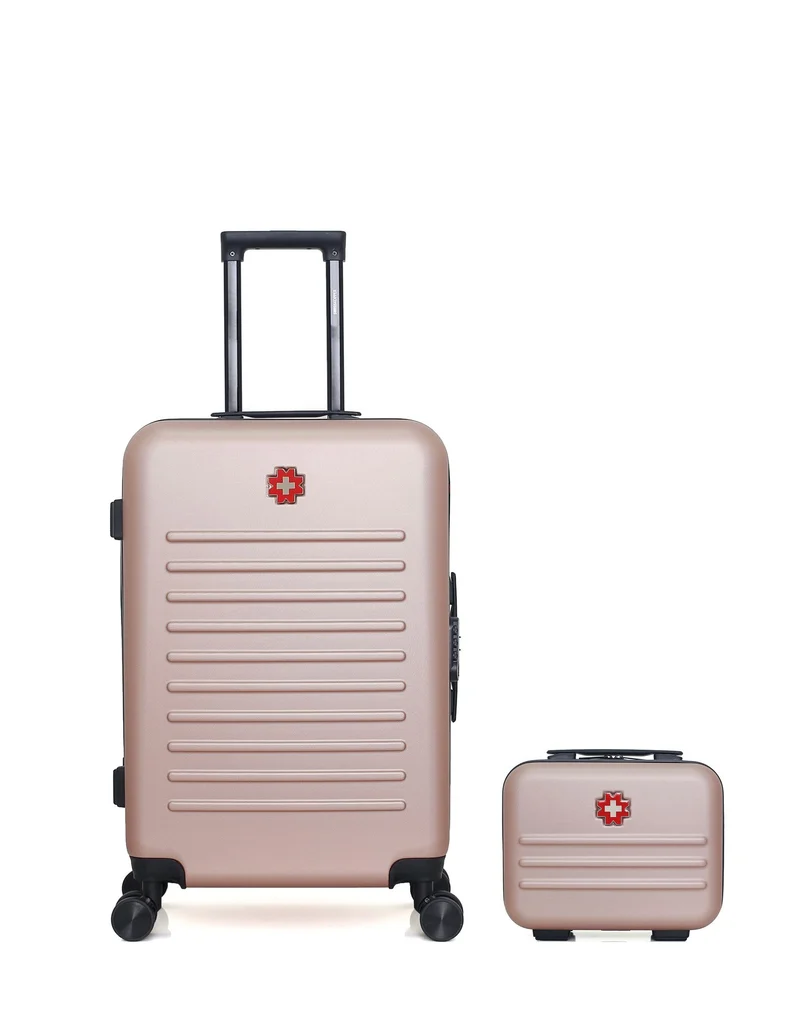 Lot de 2 Valises Rigides Taille Moyenne et Vanity WIL