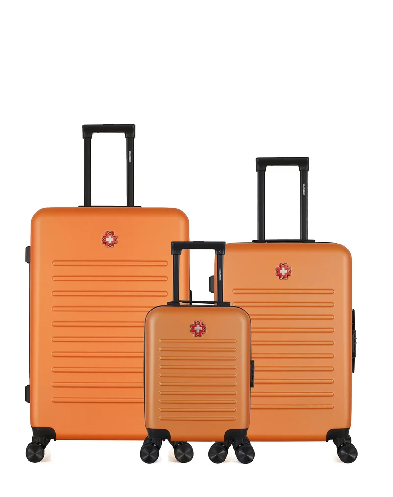 Lot de 3 Valises Rigides Grand Format, Taille Moyenne et Cabine XXS WIL