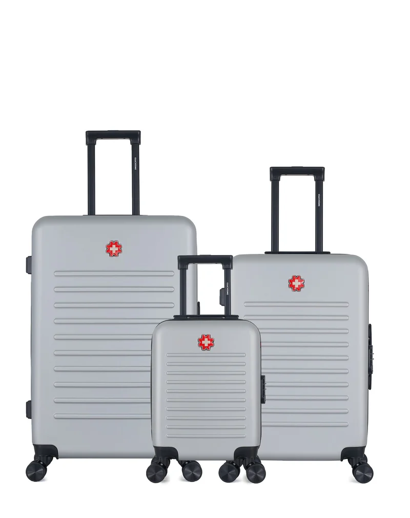 Lot de 3 Valises Rigides Grand Format, Taille Moyenne et Cabine XXS WIL