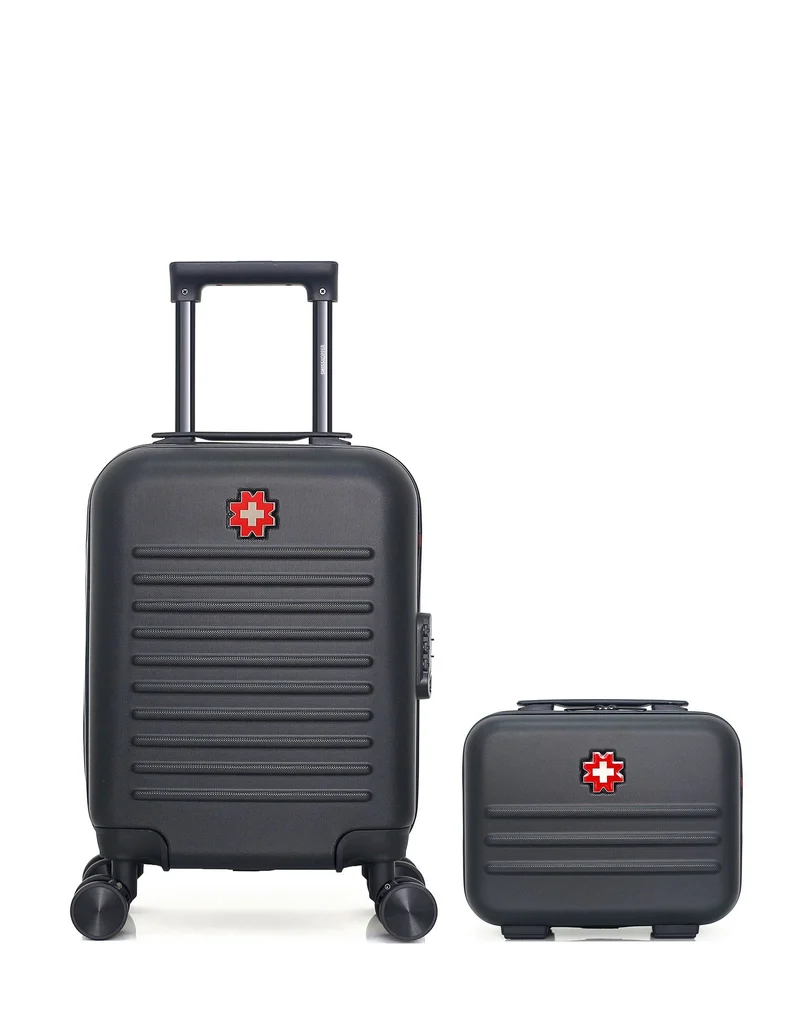 Lot de 2 Valises Rigides Cabine XXS et Vanity WIL