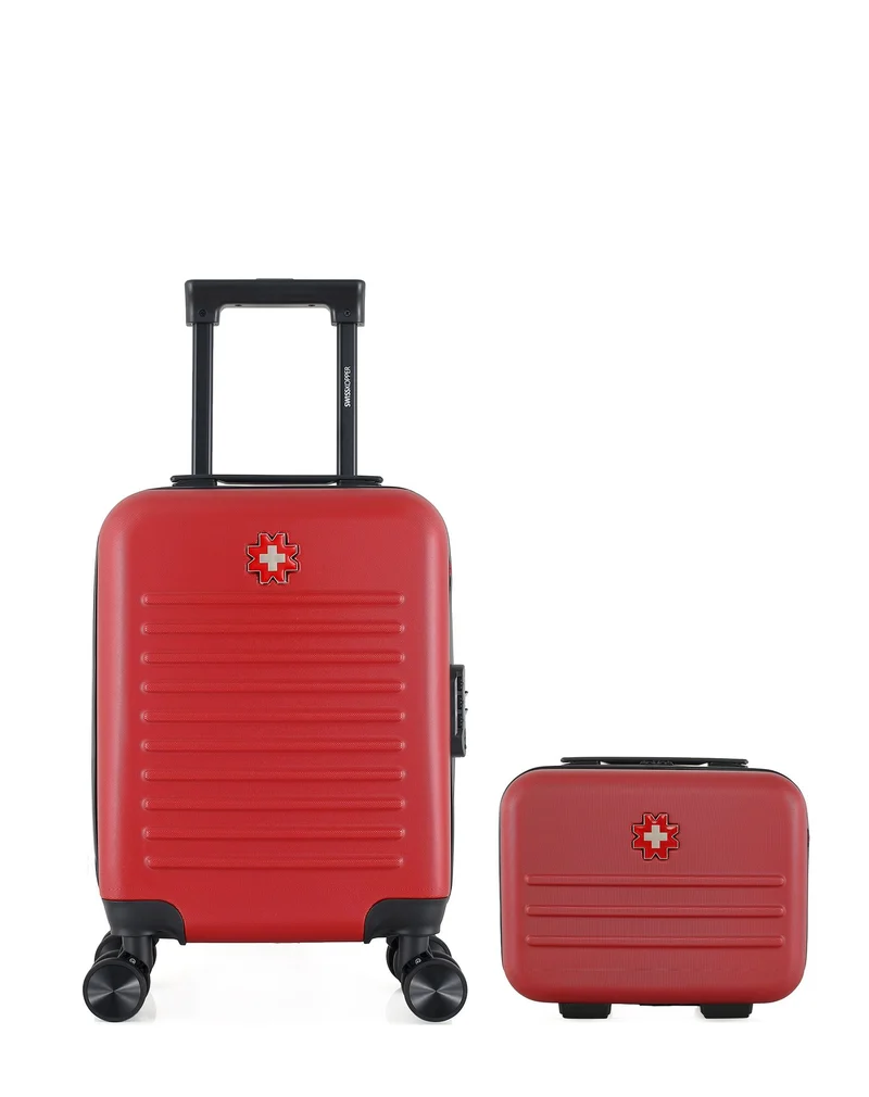 Lot de 2 Valises Rigides Cabine XXS et Vanity WIL