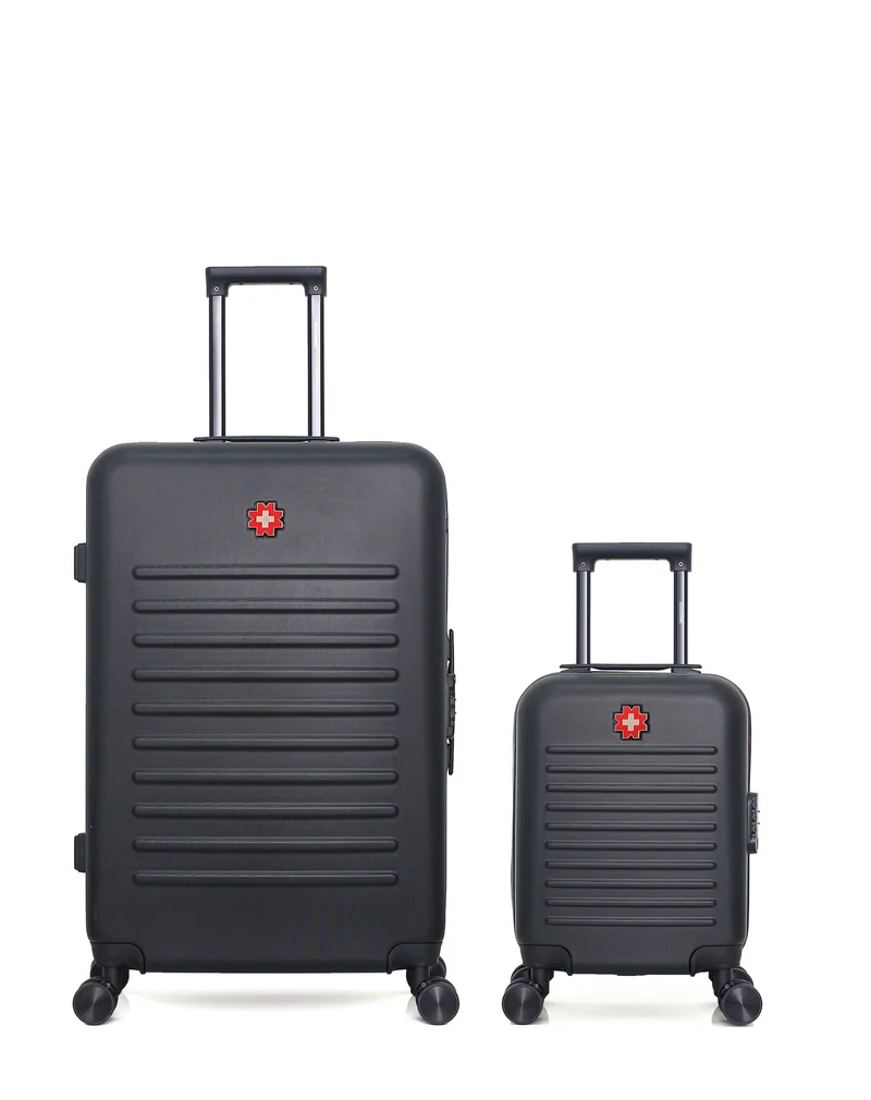Lot de 2 Valises Rigides Grand Format et Cabine XXS WIL