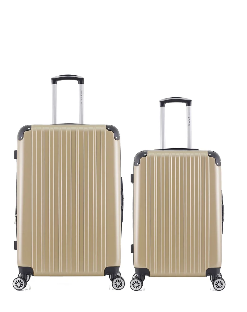 Lot de 2 Valises Rigides Grand Format et Taille Moyenne DENALI