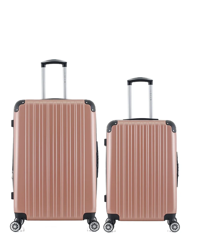 Lot de 2 Valises Rigides Grand Format et Taille Moyenne DENALI